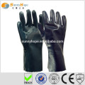 Sunnyhope BLACK PVC industrial safety gloves